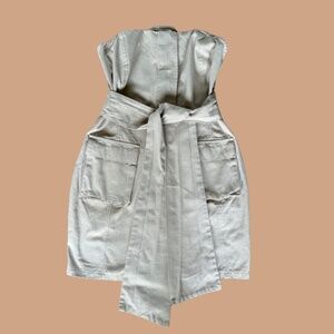 PrettyLittleThing | Belted Pocket Bodycon Safari Dress (US 2)